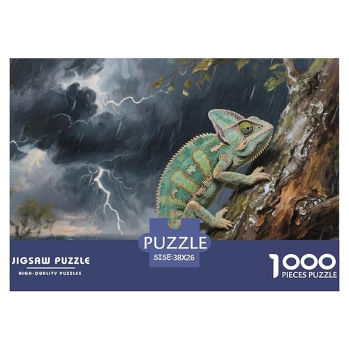 Chameleon Puzzles 1000 Teile Schwer Puzzle Spielzeug Lernspiel Impossible Herausforderungsspielzeug Für Erwachsene Und Kinder in Bewährter 38x26cm/1000pcs Chameleon Puzzles 1000 Teile Schwer Puzzle Spielzeug Lernspiel Impossible Herausforderungsspielzeug Für Erwachsene Und Kinder in Bewährter 38x26cm/1000pcs von CRKATXU