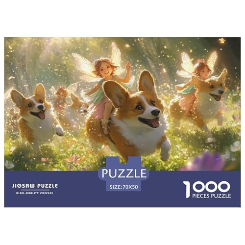 Corgi Puzzles 1000 Teile Schwer Puzzle Spielzeug Pädagogisches Spiel Impossible Herausforderungsspielzeug Für Erwachsene Kinder 70x50cm/1000pcs Corgi Puzzles 1000 Teile Schwer Puzzle Spielzeug Pädagogisches Spiel Impossible Herausforderungsspielzeug Für Erwachsene Kinder 70x50cm/1000pcs von CRKATXU