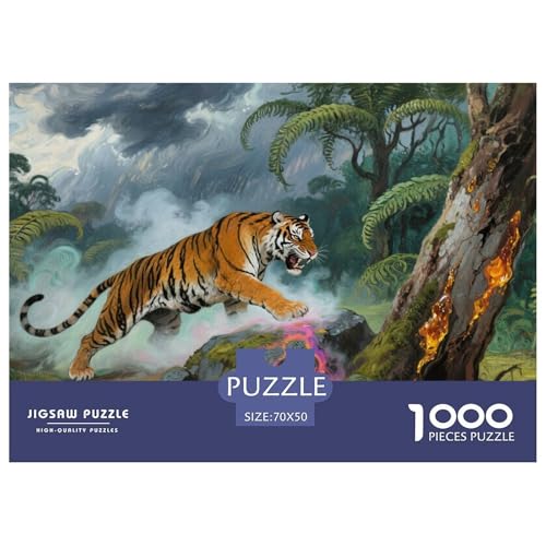 Der bengalische Tiger Puzzle 1000 Teile Schwer Puzzle Spielzeug Lernspiel Impossible Herausforderungsspielzeug Für Erwachsene Und Kinder Ab 12 Jahren 70x50cm/1000pcs Der bengalische Tiger Puzzle 1000 Teile Schwer Puzzle Spielzeug Lernspiel Impossible Herausforderungsspielzeug Für Erwachsene Und Kinder Ab 12 Jahren 70x50cm/1000pcs von CRKATXU