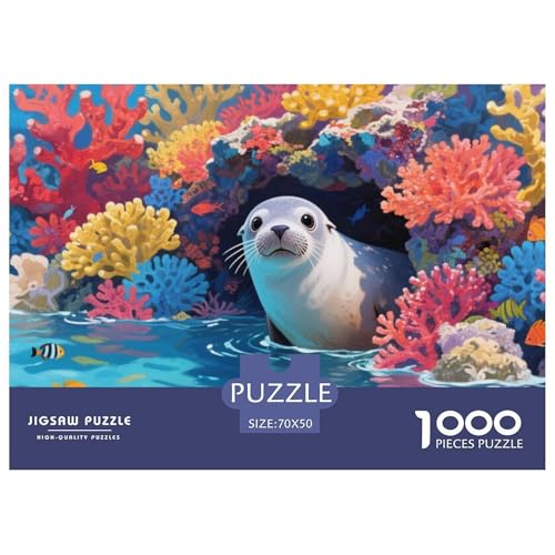 Dichtung Puzzle 1000-teilige Schwer Puzzle Spielzeug Lernspiel Impossible Herausforderung Spielzeug Für Erwachsene Und Kinder Ab 12 Jahren 70x50cm/1000pcs Dichtung Puzzle 1000-teilige Schwer Puzzle Spielzeug Lernspiel Impossible Herausforderung Spielzeug Für Erwachsene Und Kinder Ab 12 Jahren 70x50cm/1000pcs von CRKATXU