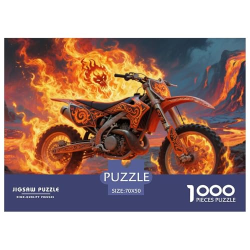Dirt Bike Puzzle 1000 Teile Schwer Puzzle Spielzeug Lernspiel Impossible Herausforderung Spielzeug Für Erwachsene Und Kinder Ab 12 Jahren 70x50cm/1000pcs Dirt Bike Puzzle 1000 Teile Schwer Puzzle Spielzeug Lernspiel Impossible Herausforderung Spielzeug Für Erwachsene Und Kinder Ab 12 Jahren 70x50cm/1000pcs von CRKATXU