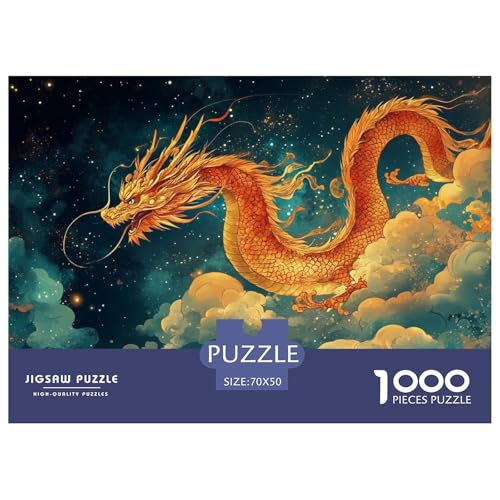 Drachen Puzzles 1000 Teile Schwer Puzzle Spielzeug Lernspiel Impossible Herausforderungsspielzeug Für Erwachsene Und Kinder Ab 14 Jahren 70x50cm/1000pcs Drachen Puzzles 1000 Teile Schwer Puzzle Spielzeug Lernspiel Impossible Herausforderungsspielzeug Für Erwachsene Und Kinder Ab 14 Jahren 70x50cm/1000pcs von CRKATXU