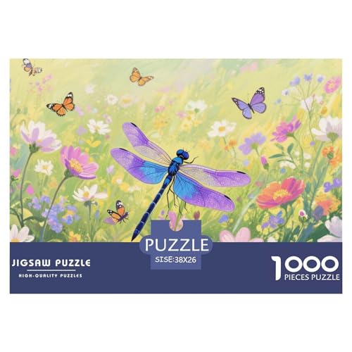 Dragonfly Puzzle 1000 Teile Schwer Puzzle Spielzeug Lernspiel Impossible Herausforderung Spielzeug Für Erwachsene Und Kinder in Bewährter 38x26cm/1000pcs Dragonfly Puzzle 1000 Teile Schwer Puzzle Spielzeug Lernspiel Impossible Herausforderung Spielzeug Für Erwachsene Und Kinder in Bewährter 38x26cm/1000pcs von CRKATXU