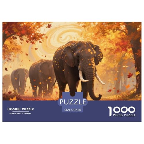 Elefanten Puzzle 1000 Teile Schwer Puzzle Spielzeug Pädagogisches Spiel Impossible Herausforderung Spielzeug Für Erwachsene Kinder 70x50cm/1000pcs Elefanten Puzzle 1000 Teile Schwer Puzzle Spielzeug Pädagogisches Spiel Impossible Herausforderung Spielzeug Für Erwachsene Kinder 70x50cm/1000pcs von CRKATXU