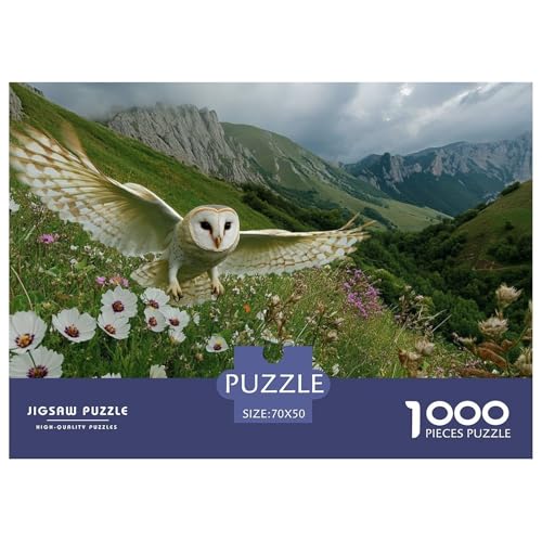 Eule Puzzle 1000 Teile Schwer Puzzle Spielzeug Pädagogisches Spiel Impossible Herausforderungsspielzeug Für Erwachsene Und Kinder in Bewährter 70x50cm/1000pcs Eule Puzzle 1000 Teile Schwer Puzzle Spielzeug Pädagogisches Spiel Impossible Herausforderungsspielzeug Für Erwachsene Und Kinder in Bewährter 70x50cm/1000pcs von CRKATXU