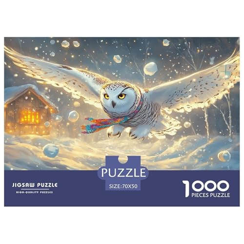 Eule Puzzle 1000-teilige Schwer Puzzle Spielzeug Pädagogisches Spiel Impossible Herausforderungsspielzeug Für Erwachsene Und Kinder in Bewährter 70x50cm/1000pcs Eule Puzzle 1000-teilige Schwer Puzzle Spielzeug Pädagogisches Spiel Impossible Herausforderungsspielzeug Für Erwachsene Und Kinder in Bewährter 70x50cm/1000pcs von CRKATXU