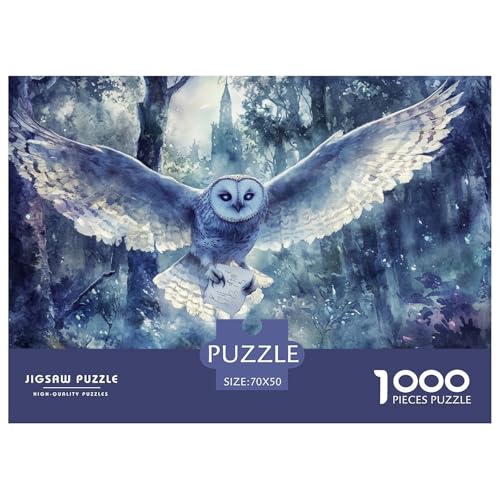 Eule Puzzle 1000-teilige Schwer Puzzle Spielzeug Pädagogisches Spiel Impossible Herausforderungsspielzeug Für Erwachsene Und Kinder in Bewährter 70x50cm/1000pcs Eule Puzzle 1000-teilige Schwer Puzzle Spielzeug Pädagogisches Spiel Impossible Herausforderungsspielzeug Für Erwachsene Und Kinder in Bewährter 70x50cm/1000pcs von CRKATXU