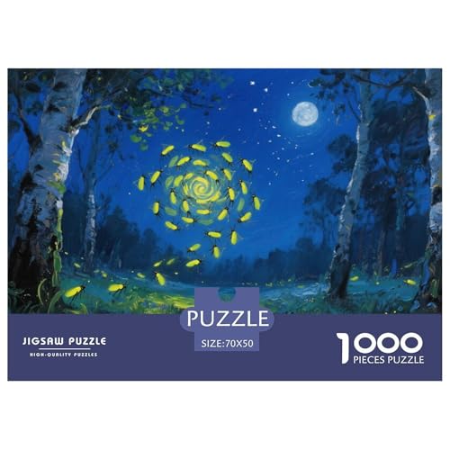 Firefly Puzzle 1000 Teile Schwer Puzzle Spielzeug Lernspiel Impossible Herausforderungsspielzeug Für Erwachsene Und Kinder Ab 14 Jahren 70x50cm/1000pcs Firefly Puzzle 1000 Teile Schwer Puzzle Spielzeug Lernspiel Impossible Herausforderungsspielzeug Für Erwachsene Und Kinder Ab 14 Jahren 70x50cm/1000pcs von CRKATXU
