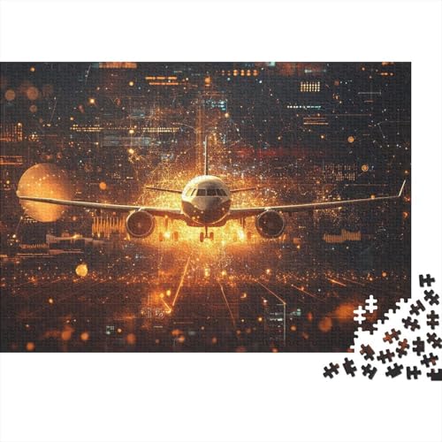 Flugzeuge Puzzle 1000 Teile Schwer Puzzle Spielzeug Lernspiel Impossible Herausforderung Spielzeug Für Erwachsene Und Kinder Ab 12 Jahren 1000pcs (75x50cm) von CRKATXU
