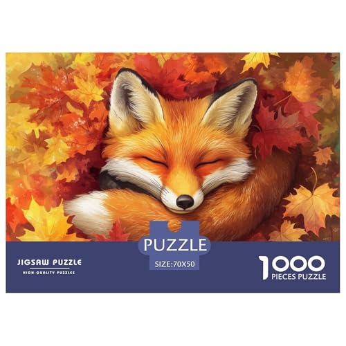 Fox Puzzle 1000 Teile Schwer Puzzle Spielzeug Pädagogisches Spiel Impossible Herausforderungsspielzeug Für Erwachsene Und Kinder Ab 14 Jahren 70x50cm/1000pcs Fox Puzzle 1000 Teile Schwer Puzzle Spielzeug Pädagogisches Spiel Impossible Herausforderungsspielzeug Für Erwachsene Und Kinder Ab 14 Jahren 70x50cm/1000pcs von CRKATXU