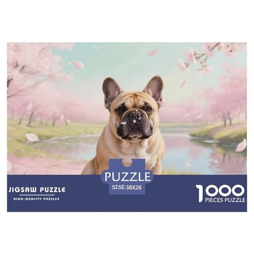 Französische BullHundsge Puzzle 1000 Teile Schwer Puzzle Spielzeug Pädagogisches Spiel Impossible Herausforderung Spielzeug Für Erwachsene Kinder 38x26cm/1000pcs Französische BullHundsge Puzzle 1000 Teile Schwer Puzzle Spielzeug Pädagogisches Spiel Impossible Herausforderung Spielzeug Für Erwachsene Kinder 38x26cm/1000pcs von CRKATXU