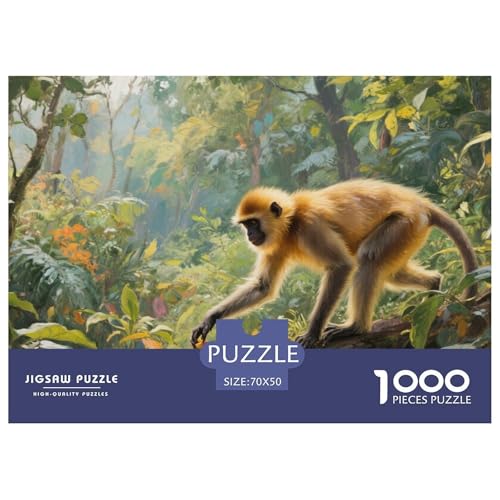 Goldener AFFE Puzzle 1000-teilige Schwer Puzzle Spielzeug Lernspiel Impossible Herausforderung Spielzeug Für Erwachsene Und Kinder Ab 12 Jahren 70x50cm/1000pcs Goldener AFFE Puzzle 1000-teilige Schwer Puzzle Spielzeug Lernspiel Impossible Herausforderung Spielzeug Für Erwachsene Und Kinder Ab 12 Jahren 70x50cm/1000pcs von CRKATXU
