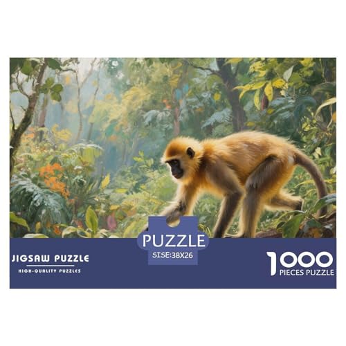Goldener AFFE Puzzles 1000 Teile Schwer Puzzle Spielzeug Lernspiel Impossible Herausforderungsspielzeug Für Erwachsene Und Kinder in Bewährter 38x26cm/1000pcs Goldener AFFE Puzzles 1000 Teile Schwer Puzzle Spielzeug Lernspiel Impossible Herausforderungsspielzeug Für Erwachsene Und Kinder in Bewährter 38x26cm/1000pcs von CRKATXU
