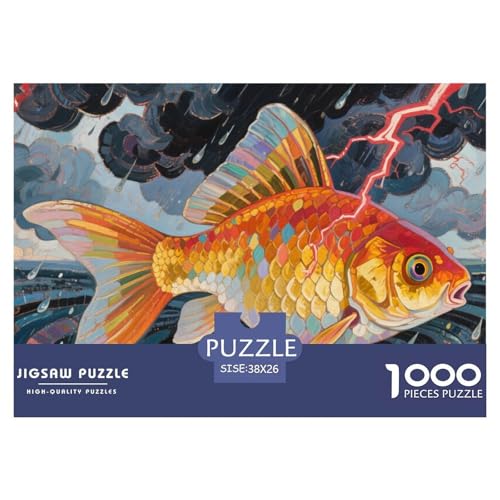 Goldfisch Puzzle 1000-teilige Schwer Puzzle Spielzeug Pädagogisches Spiel Impossible Herausforderung Spielzeug Für Erwachsene Und Kinder in Bewährter 38x26cm/1000pcs Goldfisch Puzzle 1000-teilige Schwer Puzzle Spielzeug Pädagogisches Spiel Impossible Herausforderung Spielzeug Für Erwachsene Und Kinder in Bewährter 38x26cm/1000pcs von CRKATXU