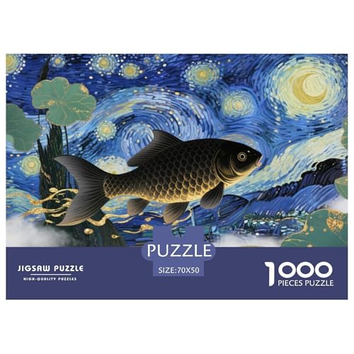 Goldfisch Puzzles 1000 Teile Schwer Puzzle Spielzeug Pädagogisches Spiel Impossible Herausforderungsspielzeug Für Erwachsene Und Kinder Ab 14 Jahren 70x50cm/1000pcs Goldfisch Puzzles 1000 Teile Schwer Puzzle Spielzeug Pädagogisches Spiel Impossible Herausforderungsspielzeug Für Erwachsene Und Kinder Ab 14 Jahren 70x50cm/1000pcs von CRKATXU