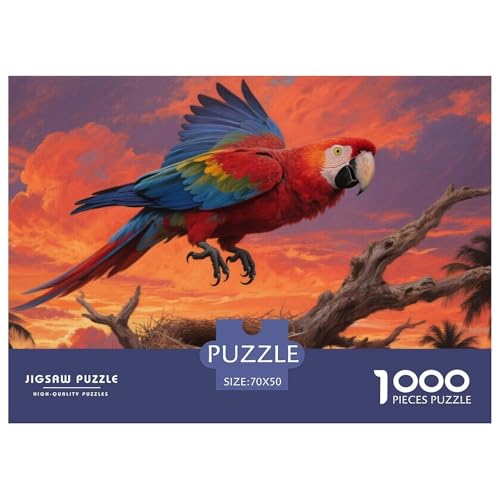 Guacamayo Puzzle 1000 Teile Schwer Puzzle Spielzeug Pädagogisches Spiel Impossible Herausforderung Spielzeug Für Erwachsene Kinder 70x50cm/1000pcs von CRKATXU