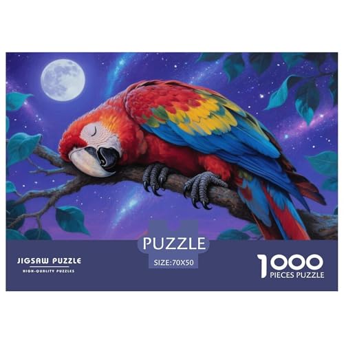 Guacamayo Puzzles 1000 Teile Schwer Puzzle Spielzeug Pädagogisches Spiel Impossible Herausforderung Spielzeug Für Erwachsene Kinder 70x50cm/1000pcs von CRKATXU
