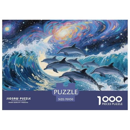 Hai Puzzle 1000 Teile Schwer Puzzle Spielzeug Lernspiel Impossible Herausforderung Spielzeug Für Erwachsene Und Kinder in Bewährter 70x50cm/1000pcs von CRKATXU
