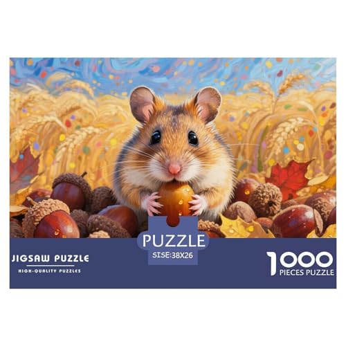 Hamster Puzzle 1000-teilige Schwer Puzzle Spielzeug Pädagogisches Spiel Impossible Herausforderung Spielzeug Für Erwachsene Kinder 38x26cm/1000pcs Hamster Puzzle 1000-teilige Schwer Puzzle Spielzeug Pädagogisches Spiel Impossible Herausforderung Spielzeug Für Erwachsene Kinder 38x26cm/1000pcs von CRKATXU