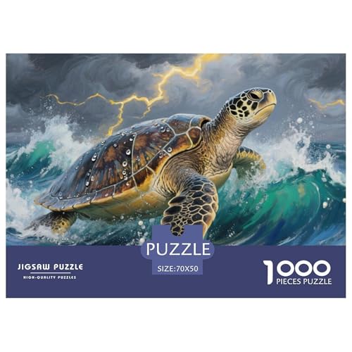 Hawksbill Schildkröte Puzzles 1000 Teile Schwer Puzzle Spielzeug Lernspiel Impossible Herausforderungsspielzeug Für Erwachsene Und Kinder Ab 14 Jahren 70x50cm/1000pcs Hawksbill Schildkröte Puzzles 1000 Teile Schwer Puzzle Spielzeug Lernspiel Impossible Herausforderungsspielzeug Für Erwachsene Und Kinder Ab 14 Jahren 70x50cm/1000pcs von CRKATXU