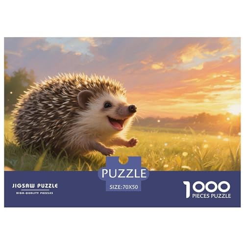 Hedgehog Puzzle 1000 Teile Schwer Puzzle Spielzeug Lernspiel Impossible Herausforderungsspielzeug Für Erwachsene Und Kinder Ab 14 Jahren 70x50cm/1000pcs Hedgehog Puzzle 1000 Teile Schwer Puzzle Spielzeug Lernspiel Impossible Herausforderungsspielzeug Für Erwachsene Und Kinder Ab 14 Jahren 70x50cm/1000pcs von CRKATXU