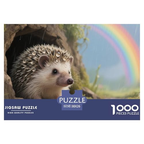 Hedgehog Puzzle 1000-teilige Schwer Puzzle Spielzeug Pädagogisches Spiel Impossible Herausforderung Spielzeug Für Erwachsene Kinder 38x26cm/1000pcs Hedgehog Puzzle 1000-teilige Schwer Puzzle Spielzeug Pädagogisches Spiel Impossible Herausforderung Spielzeug Für Erwachsene Kinder 38x26cm/1000pcs von CRKATXU