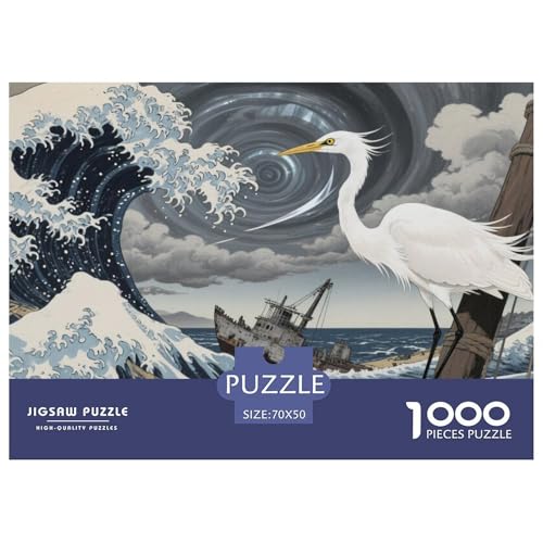Heron Puzzle 1000-teilige Schwer Puzzle Spielzeug Pädagogisches Spiel Impossible Herausforderung Spielzeug Für Erwachsene Kinder 70x50cm/1000pcs Heron Puzzle 1000-teilige Schwer Puzzle Spielzeug Pädagogisches Spiel Impossible Herausforderung Spielzeug Für Erwachsene Kinder 70x50cm/1000pcs von CRKATXU