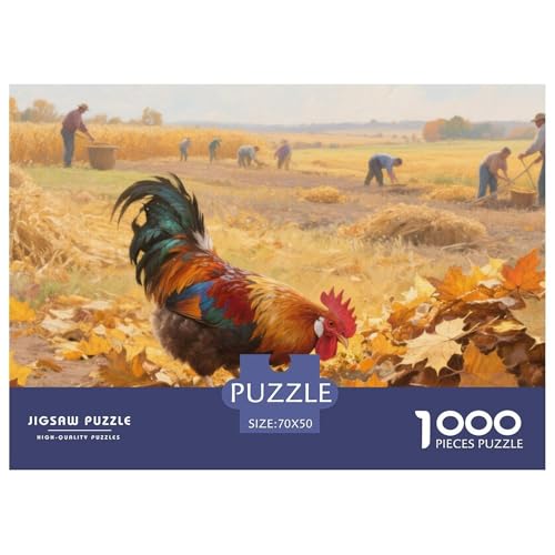 Hühnchen Puzzle 1000-teilige Schwer Puzzle Spielzeug Lernspiel Impossible Herausforderungsspielzeug Für Erwachsene Und Kinder in Bewährter 70x50cm/1000pcs Hühnchen Puzzle 1000-teilige Schwer Puzzle Spielzeug Lernspiel Impossible Herausforderungsspielzeug Für Erwachsene Und Kinder in Bewährter 70x50cm/1000pcs von CRKATXU