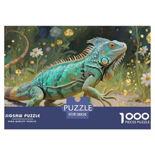 Iguana Puzzles 1000 Teile Schwer Puzzle Spielzeug Lernspiel Impossible Herausforderung Spielzeug Für Erwachsene Und Kinder Ab 12 Jahren 38x26cm/1000pcs Iguana Puzzles 1000 Teile Schwer Puzzle Spielzeug Lernspiel Impossible Herausforderung Spielzeug Für Erwachsene Und Kinder Ab 12 Jahren 38x26cm/1000pcs von CRKATXU