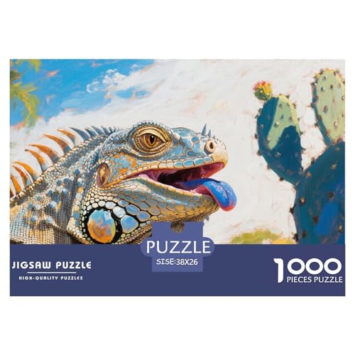Iguana Puzzles 1000 Teile Schwer Puzzle Spielzeug Lernspiel Impossible Herausforderungsspielzeug Für Erwachsene Kinder 38x26cm/1000pcs Iguana Puzzles 1000 Teile Schwer Puzzle Spielzeug Lernspiel Impossible Herausforderungsspielzeug Für Erwachsene Kinder 38x26cm/1000pcs von CRKATXU