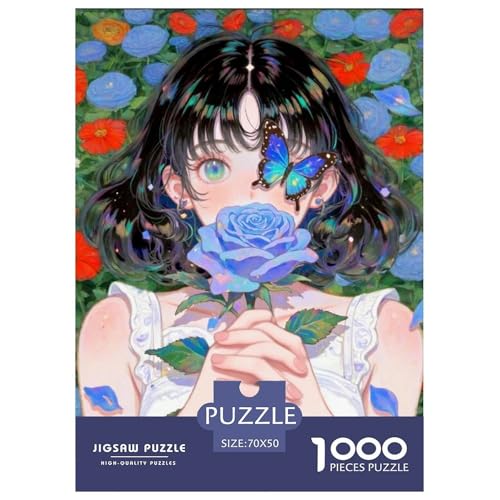 Illusion Puzzle 1000 Teile Schwer Puzzle Spielzeug Pädagogisches Spiel Impossible Blindend Herausforderung Spielzeug Für Erwachsene Und Kinder in Bewährter 70x50cm/1000pcs von CRKATXU