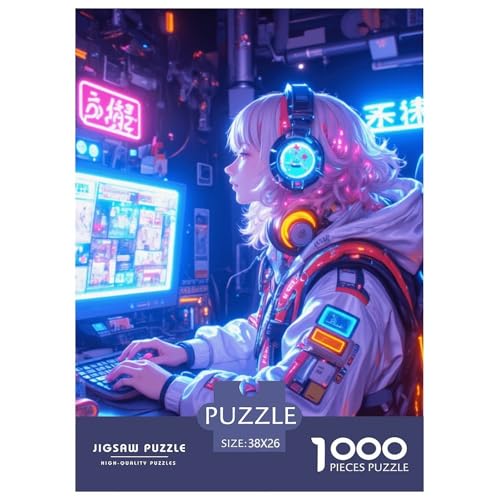 Illusion Puzzles 1000 Teile Schwer Puzzle Spielzeug Lernspiel Impossible Blindend Herausforderung Spielzeug Für Erwachsene Und Kinder Ab 12 Jahren 38x26cm/1000pcs von CRKATXU
