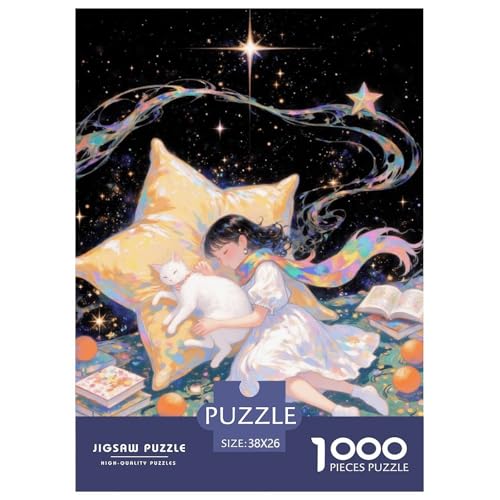 Illusion Puzzles 1000 Teile Schwer Puzzle Spielzeug Lernspiel Impossible Blindend Herausforderung Spielzeug Für Erwachsene Und Kinder Ab 14 Jahren 38x26cm/1000pcs von CRKATXU