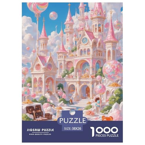 Illusion Puzzles 1000 Teile Schwer Puzzle Spielzeug Pädagogisches Spiel Impossible Blindend Herausforderung Spielzeug Für Erwachsene Und Kinder in Bewährter 38x26cm/1000pcs von CRKATXU