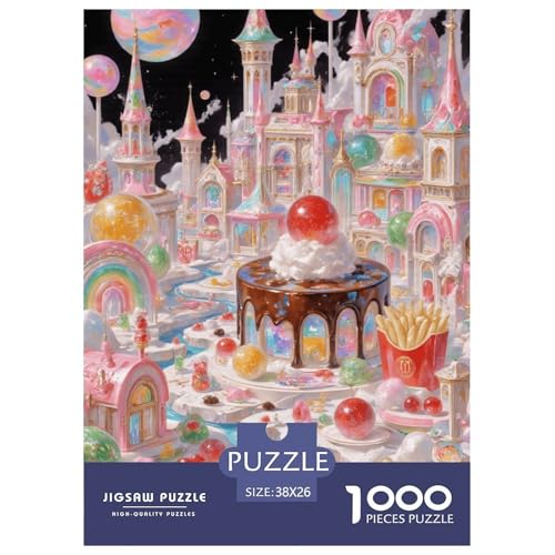 Illusion Puzzles 1000 Teile Schwer Puzzle Spielzeug Pädagogisches Spiel Impossible Blindend Herausforderungsspielzeug Für Erwachsene Und Kinder Ab 14 Jahren 38x26cm/1000pcs von CRKATXU