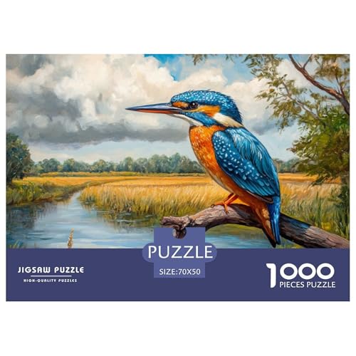 Königfischer Puzzle 1000 Teile Schwer Puzzle Spielzeug Pädagogisches Spiel Impossible Herausforderung Spielzeug Für Erwachsene Kinder 70x50cm/1000pcs Königfischer Puzzle 1000 Teile Schwer Puzzle Spielzeug Pädagogisches Spiel Impossible Herausforderung Spielzeug Für Erwachsene Kinder 70x50cm/1000pcs von CRKATXU