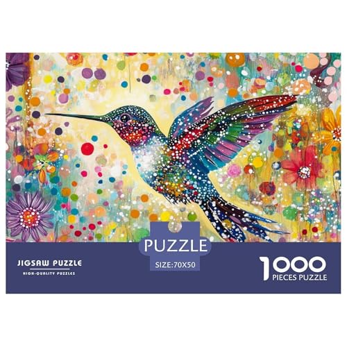Kolibri Puzzle 1000-teilige Schwer Puzzle Spielzeug Pädagogisches Spiel Impossible Herausforderungsspielzeug Für Erwachsene Und Kinder in Bewährter 70x50cm/1000pcs Kolibri Puzzle 1000-teilige Schwer Puzzle Spielzeug Pädagogisches Spiel Impossible Herausforderungsspielzeug Für Erwachsene Und Kinder in Bewährter 70x50cm/1000pcs von CRKATXU