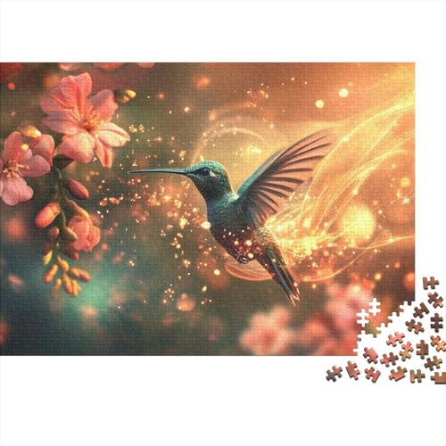 Kolibri Puzzles 1000 Teile Schwer Puzzle Spielzeug Lernspiel Impossible Herausforderungsspielzeug Für Erwachsene Und Kinder Ab 14 Jahren 1000pcs (75x50cm) von CRKATXU