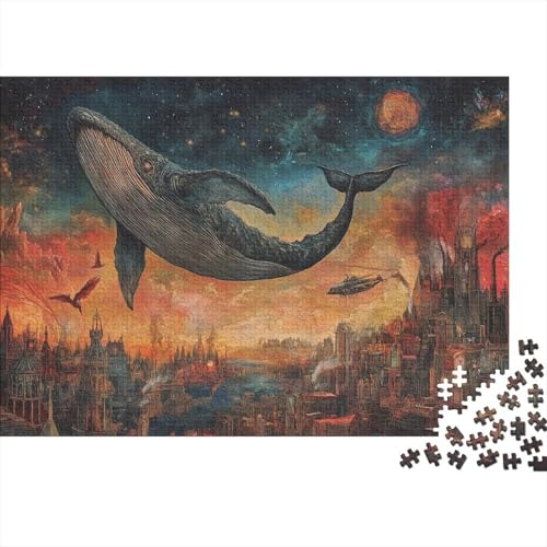 Kunpeng Puzzle 1000-teilige Schwer Puzzle Spielzeug Pädagogisches Spiel Impossible Herausforderung Spielzeug Für Erwachsene Und Kinder Ab 12 Jahren 1000pcs (75x50cm) von CRKATXU