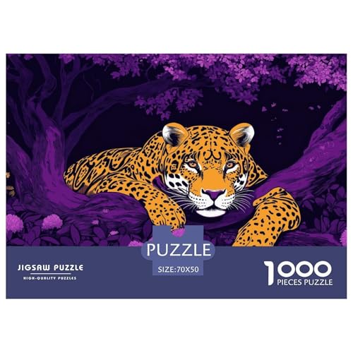 Leopard Puzzle 1000-teilige Schwer Puzzle Spielzeug Lernspiel Impossible Herausforderungsspielzeug Für Erwachsene Und Kinder in Bewährter 70x50cm/1000pcs Leopard Puzzle 1000-teilige Schwer Puzzle Spielzeug Lernspiel Impossible Herausforderungsspielzeug Für Erwachsene Und Kinder in Bewährter 70x50cm/1000pcs von CRKATXU