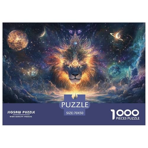 Löwen Puzzle 1000-teilige Schwer Puzzle Spielzeug Lernspiel Impossible Herausforderungsspielzeug Für Erwachsene Und Kinder Ab 12 Jahren 70x50cm/1000pcs Löwen Puzzle 1000-teilige Schwer Puzzle Spielzeug Lernspiel Impossible Herausforderungsspielzeug Für Erwachsene Und Kinder Ab 12 Jahren 70x50cm/1000pcs von CRKATXU