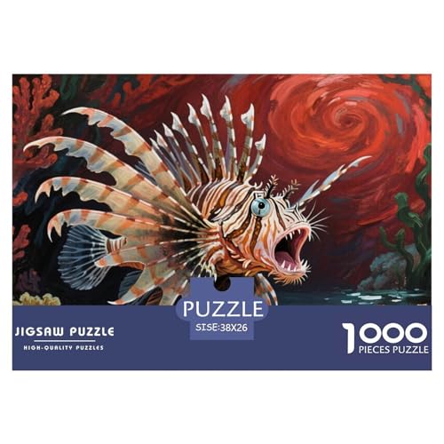 LöwenFish Puzzle 1000 Teile Schwer Puzzle Spielzeug Pädagogisches Spiel Impossible Herausforderung Spielzeug Für Erwachsene Kinder 38x26cm/1000pcs LöwenFish Puzzle 1000 Teile Schwer Puzzle Spielzeug Pädagogisches Spiel Impossible Herausforderung Spielzeug Für Erwachsene Kinder 38x26cm/1000pcs von CRKATXU