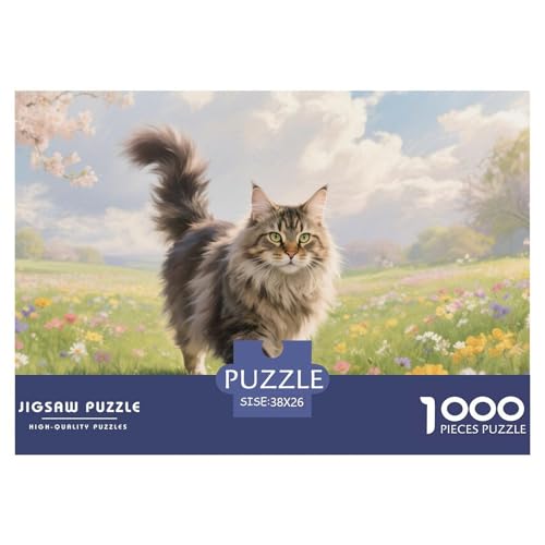 Maine Coon Puzzle 1000 Teile Schwer Puzzle Spielzeug Pädagogisches Spiel Impossible Herausforderungsspielzeug Für Erwachsene Und Kinder Ab 12 Jahren 38x26cm/1000pcs Maine Coon Puzzle 1000 Teile Schwer Puzzle Spielzeug Pädagogisches Spiel Impossible Herausforderungsspielzeug Für Erwachsene Und Kinder Ab 12 Jahren 38x26cm/1000pcs von CRKATXU