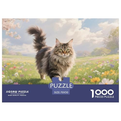 Maine Coon Puzzle 1000-teilige Schwer Puzzle Spielzeug Lernspiel Impossible Herausforderungsspielzeug Für Erwachsene Kinder 70x50cm/1000pcs Maine Coon Puzzle 1000-teilige Schwer Puzzle Spielzeug Lernspiel Impossible Herausforderungsspielzeug Für Erwachsene Kinder 70x50cm/1000pcs von CRKATXU