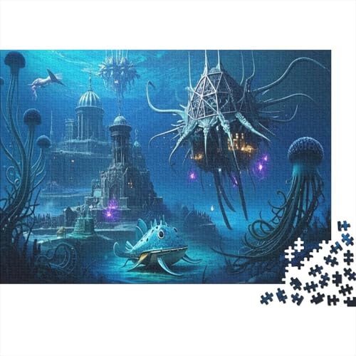 Meeresorganismen und Atlantis 1000 Teile Puzzle Für Puzzle Für Erwachsene Und Kinder Ab 14 Jahren Massive Stone Temple Jellyfish Dark Style Cute S Meeresorganismen und Atlantis 1000 Teile Puzzle Für Puzzle Für Erwachsene Und Kinder Ab 14 Jahren Massive Stone Temple Jellyfish Dark Style Cute S von CRKATXU
