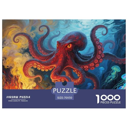Octopus Puzzles 1000 Teile Schwer Puzzle Spielzeug Lernspiel Impossible Herausforderung Spielzeug Für Erwachsene Und Kinder Ab 14 Jahren 70x50cm/1000pcs Octopus Puzzles 1000 Teile Schwer Puzzle Spielzeug Lernspiel Impossible Herausforderung Spielzeug Für Erwachsene Und Kinder Ab 14 Jahren 70x50cm/1000pcs von CRKATXU