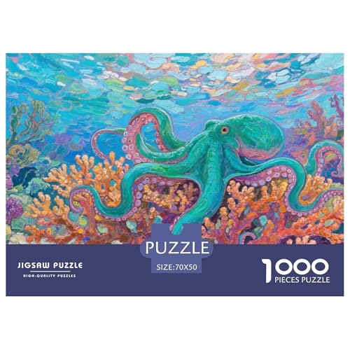 Octopus Puzzles 1000 Teile Schwer Puzzle Spielzeug Pädagogisches Spiel Impossible Herausforderung Spielzeug Für Erwachsene Und Kinder in Bewährter 70x50cm/1000pcs Octopus Puzzles 1000 Teile Schwer Puzzle Spielzeug Pädagogisches Spiel Impossible Herausforderung Spielzeug Für Erwachsene Und Kinder in Bewährter 70x50cm/1000pcs von CRKATXU