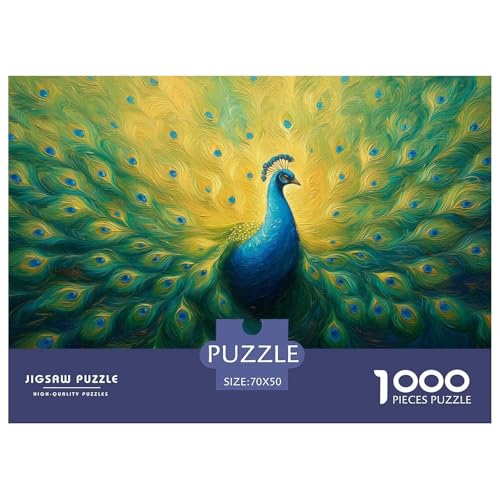 Pfauen Puzzles 1000 Teile Schwer Puzzle Spielzeug Lernspiel Impossible Herausforderungsspielzeug Für Erwachsene Und Kinder Ab 12 Jahren 70x50cm/1000pcs Pfauen Puzzles 1000 Teile Schwer Puzzle Spielzeug Lernspiel Impossible Herausforderungsspielzeug Für Erwachsene Und Kinder Ab 12 Jahren 70x50cm/1000pcs von CRKATXU