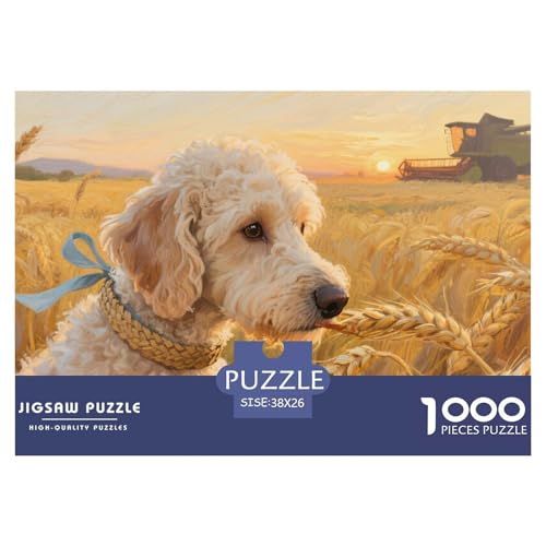 Poodle Puzzle 1000 Teile Schwer Puzzle Spielzeug Pädagogisches Spiel Impossible Herausforderung Spielzeug Für Erwachsene Kinder 38x26cm/1000pcs Poodle Puzzle 1000 Teile Schwer Puzzle Spielzeug Pädagogisches Spiel Impossible Herausforderung Spielzeug Für Erwachsene Kinder 38x26cm/1000pcs von CRKATXU