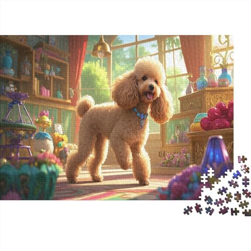 Pudel 1000 Teile Puzzle Für Für Erwachsene Ab 14 Jahren Curly Fur Tail-Wagging Interaction Jigsaws Puzzles P Pudel 1000 Teile Puzzle Für Für Erwachsene Ab 14 Jahren Curly Fur Tail-Wagging Interaction Jigsaws Puzzles P von CRKATXU